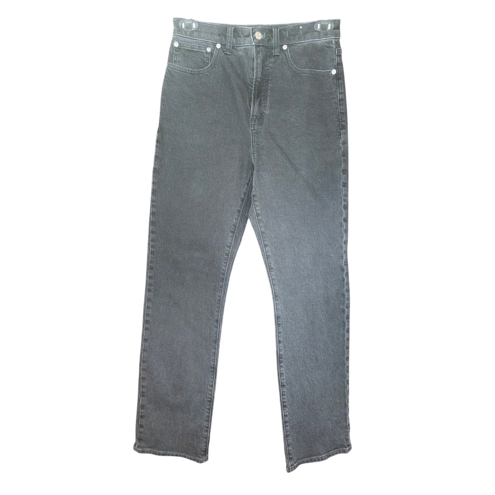 Madewell 90s Straight Jeans Black High Rise Denim Pants Size 28